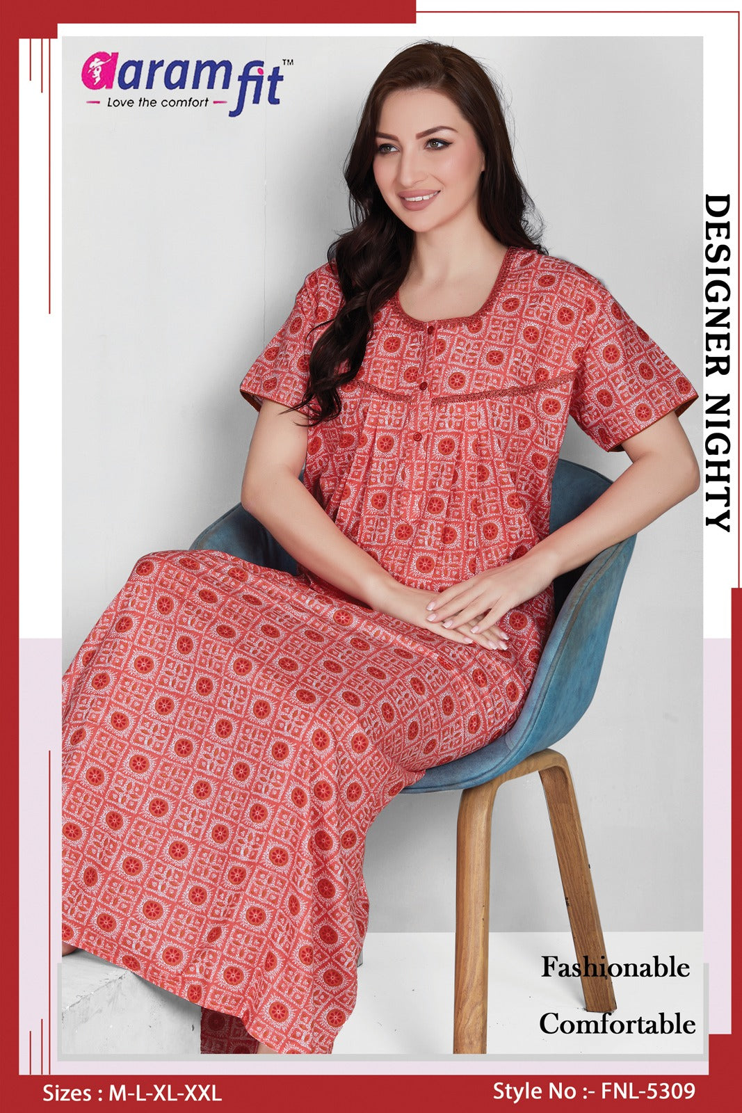 AARAMFIT DESIGNER NIGHTY FNL-5309