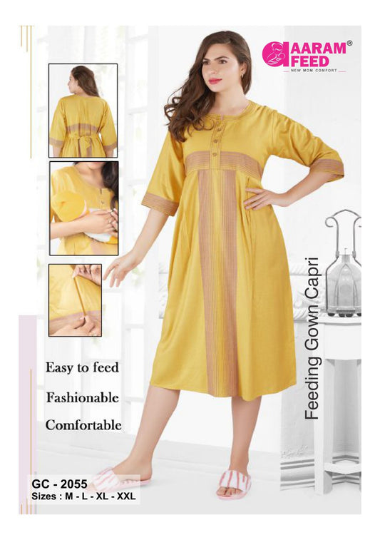 AaramFeed Feeding Gown Capri-GC-2055