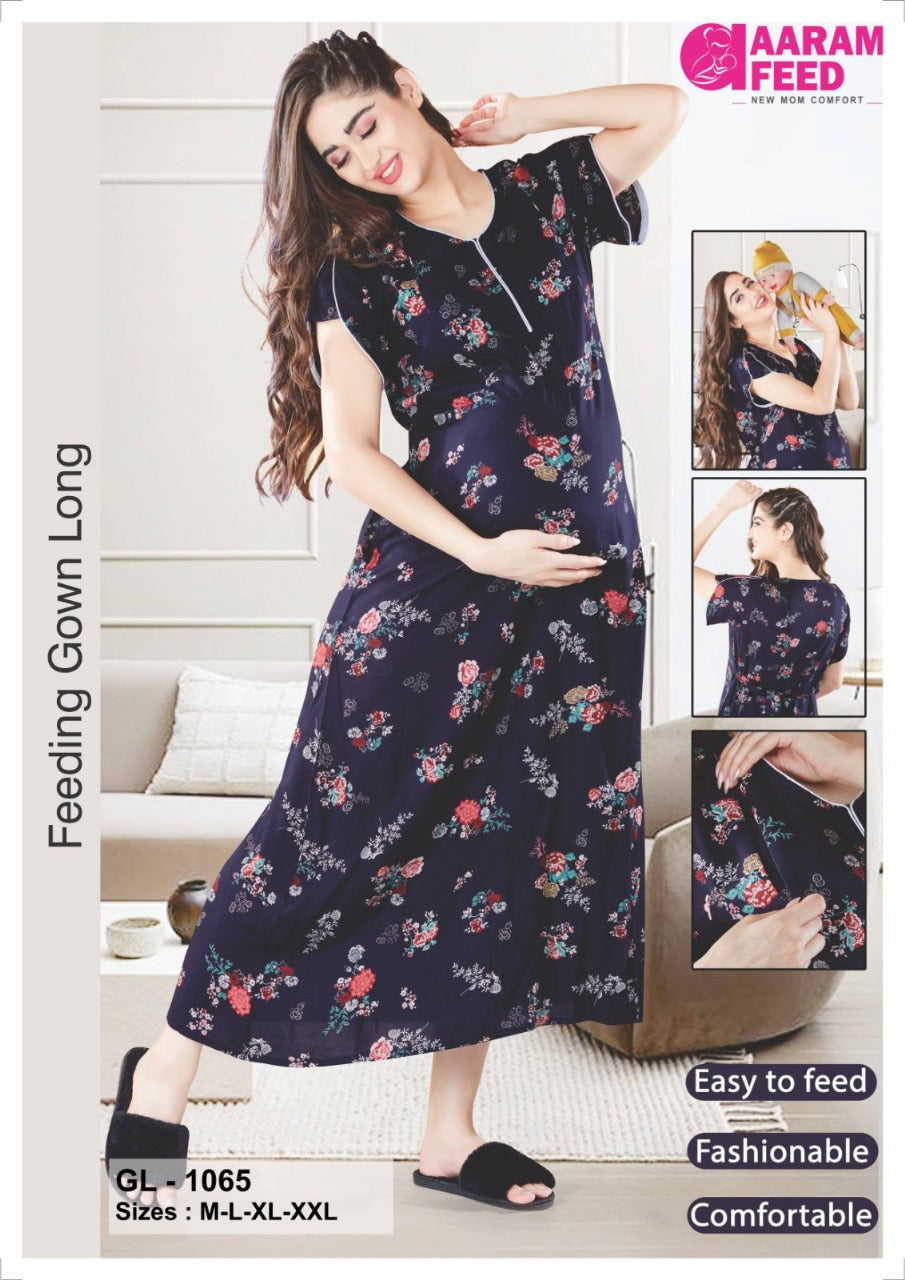 AaramFeed Feeding Gown Long GL-1065