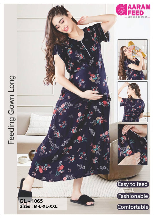 AaramFeed Feeding Gown Long GL-1065