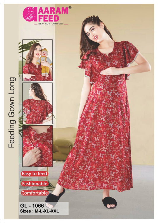 AaramFeed Feeding Gown Long GL-1066