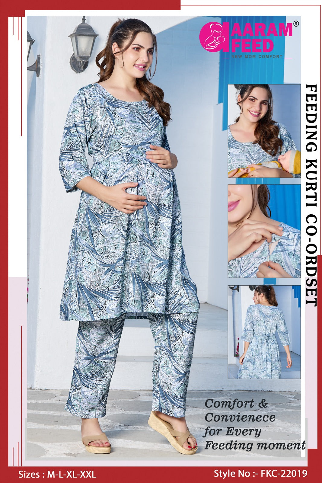 FEEDING KURTI CO-ORD SET – FKC – 22019