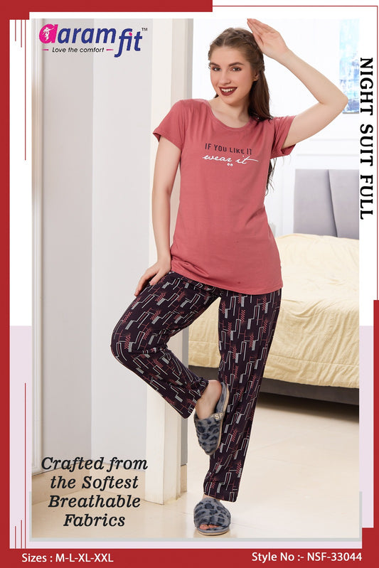 AaramFit Night Suit Full-NSF-33044