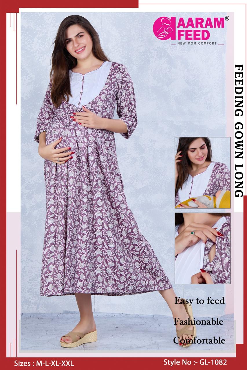 AaramFeed Feeding Gown Long GL-1082