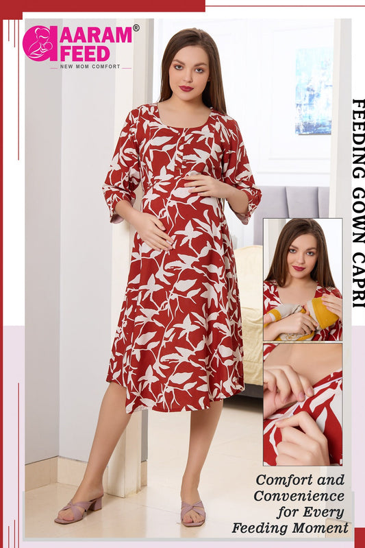 AaramFeed Feeding Gown Capri-GC-2150
