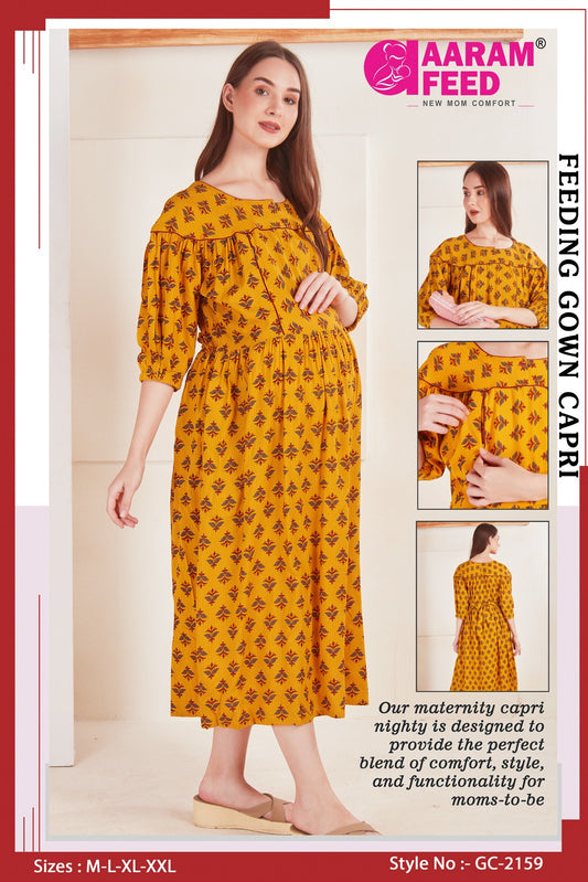 AaramFeed Feeding Gown Capri-GC-2159