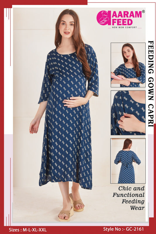 AaramFeed Feeding Gown Capri-GC- 2161