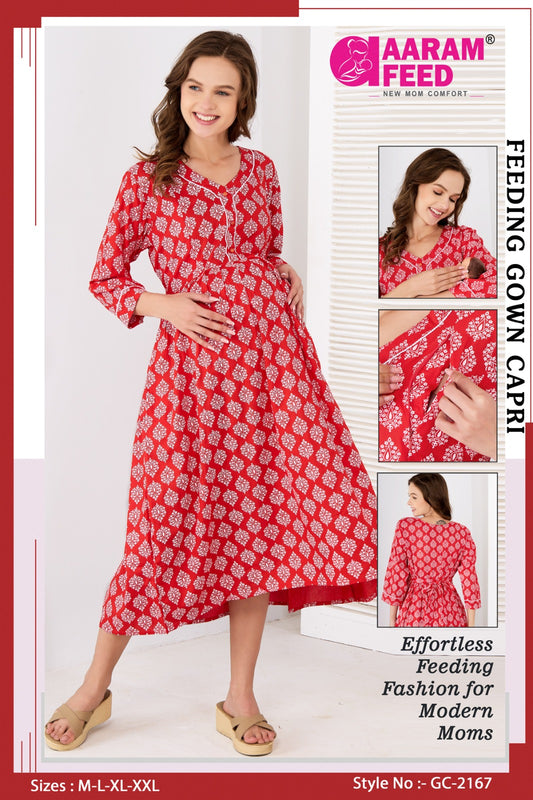 AaramFeed Feeding Gown Capri-GC-2167