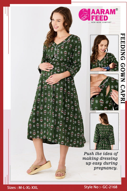 AaramFeed Feeding Gown Capri-GC-2168