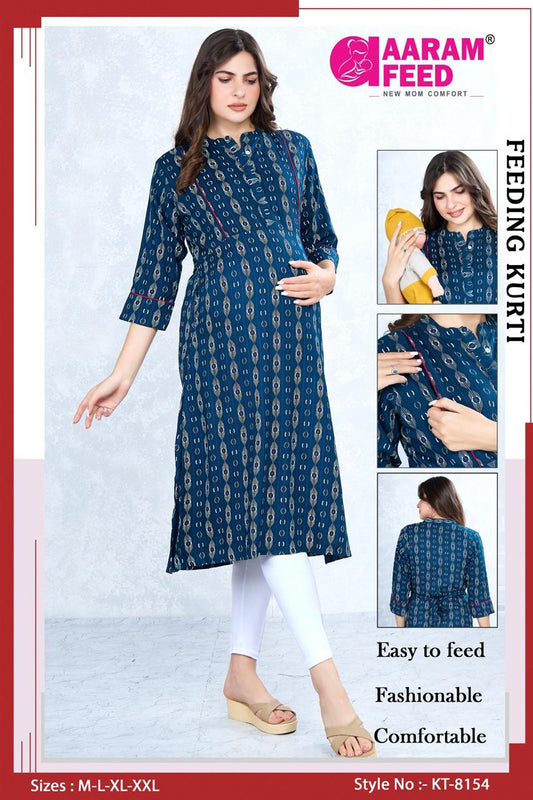 AaramFeed Feeding Kurti-KT-8154