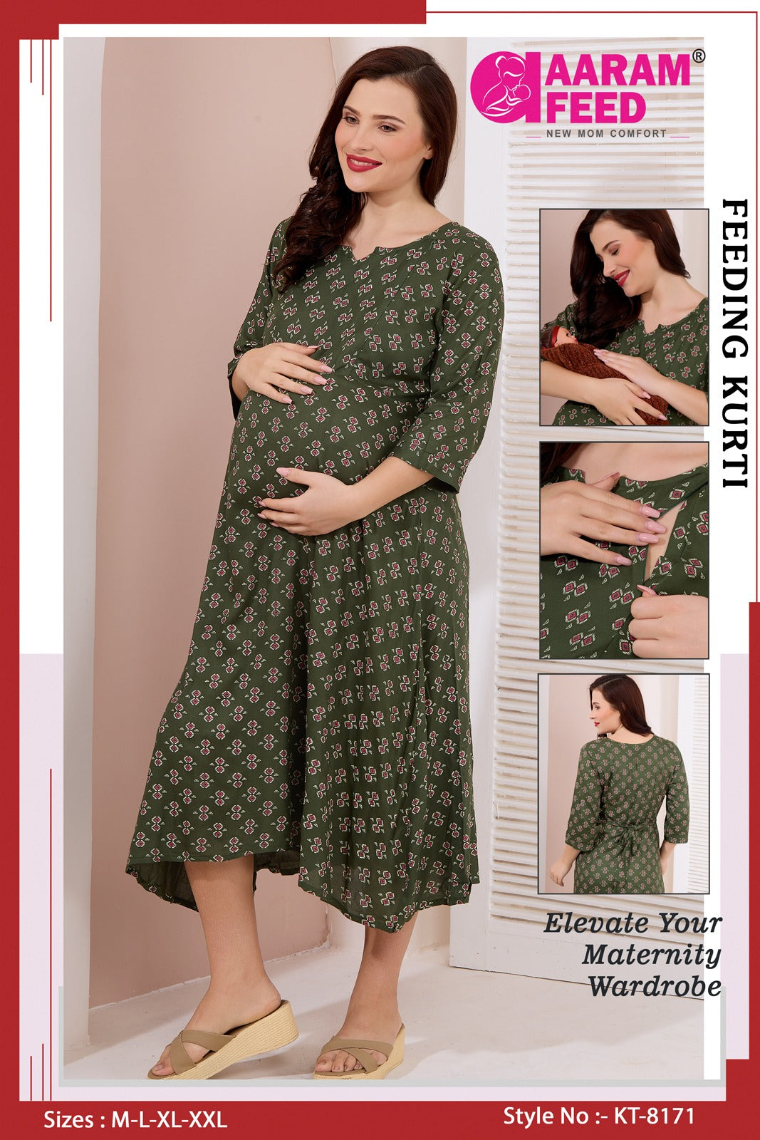 AaramFeed Feeding Kurti-KT-8171
