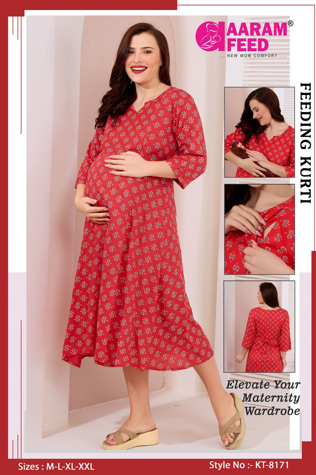 AaramFeed Feeding Kurti-KT-8171
