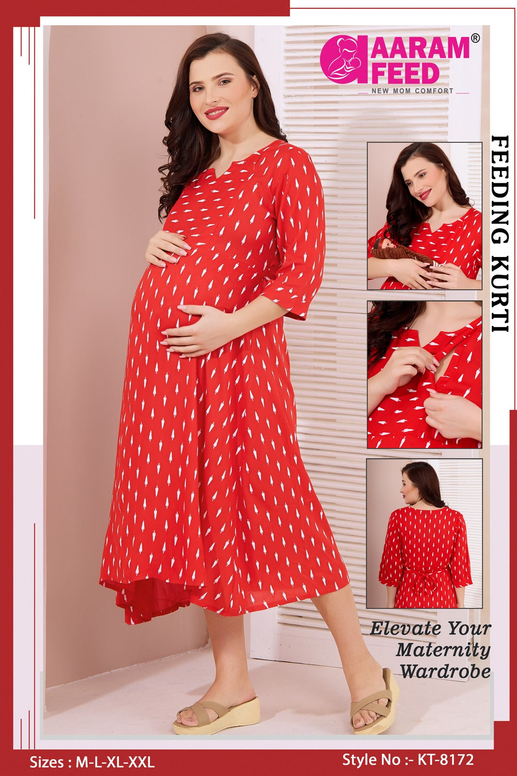 AaramFeed Feeding Kurti-KT-8172