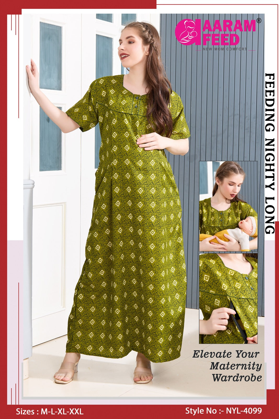AaramFeed Feeding Nighty-NYL-4099