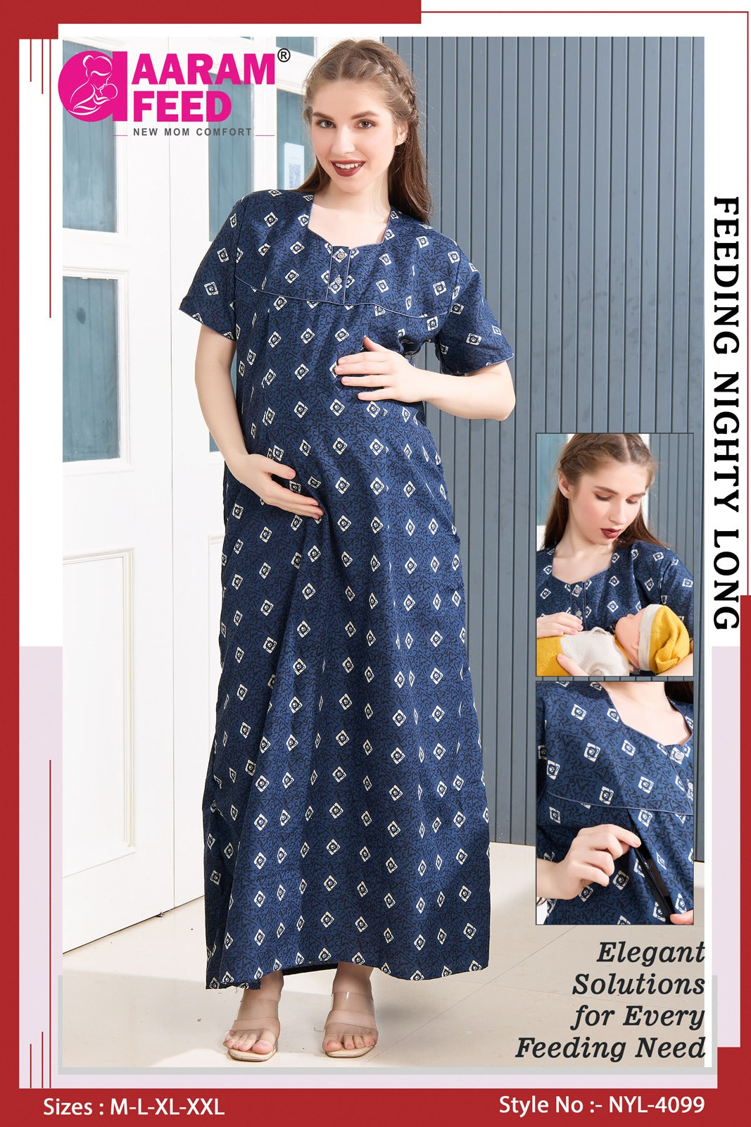 AaramFeed Feeding Nighty-NYL-4099