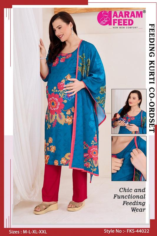 AaramFeed Feeding Kurti Set - FKS - 44022