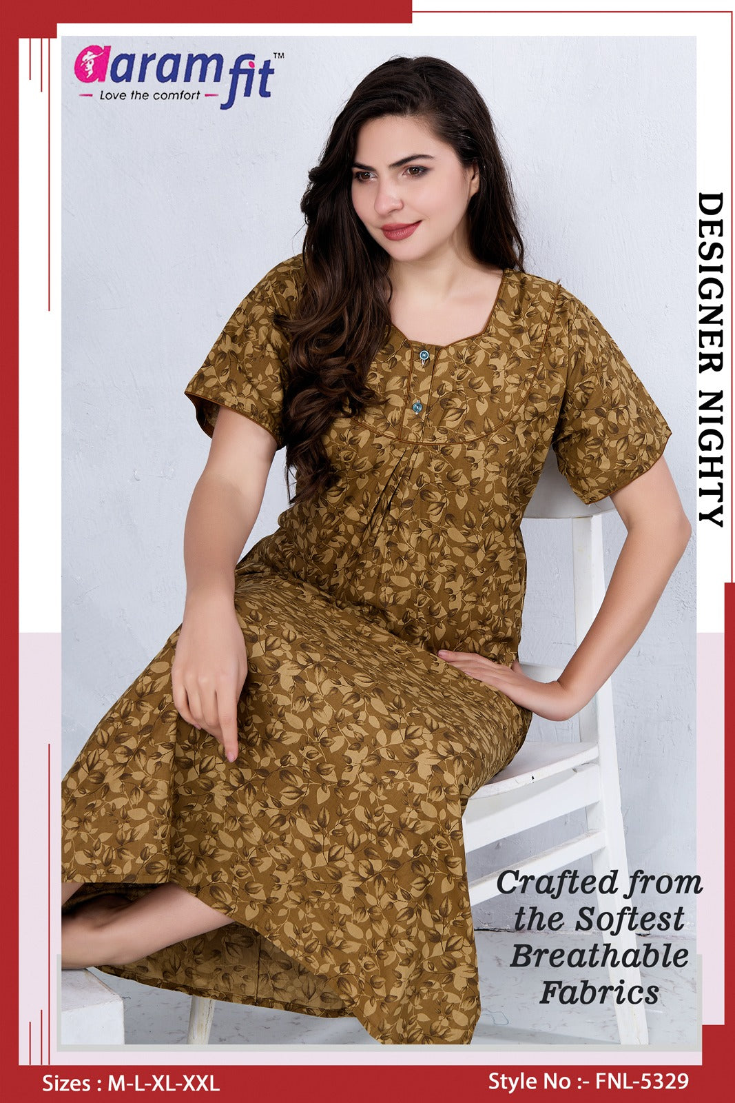AARAMFIT DESIGNER NIGHTY FNL-5329
