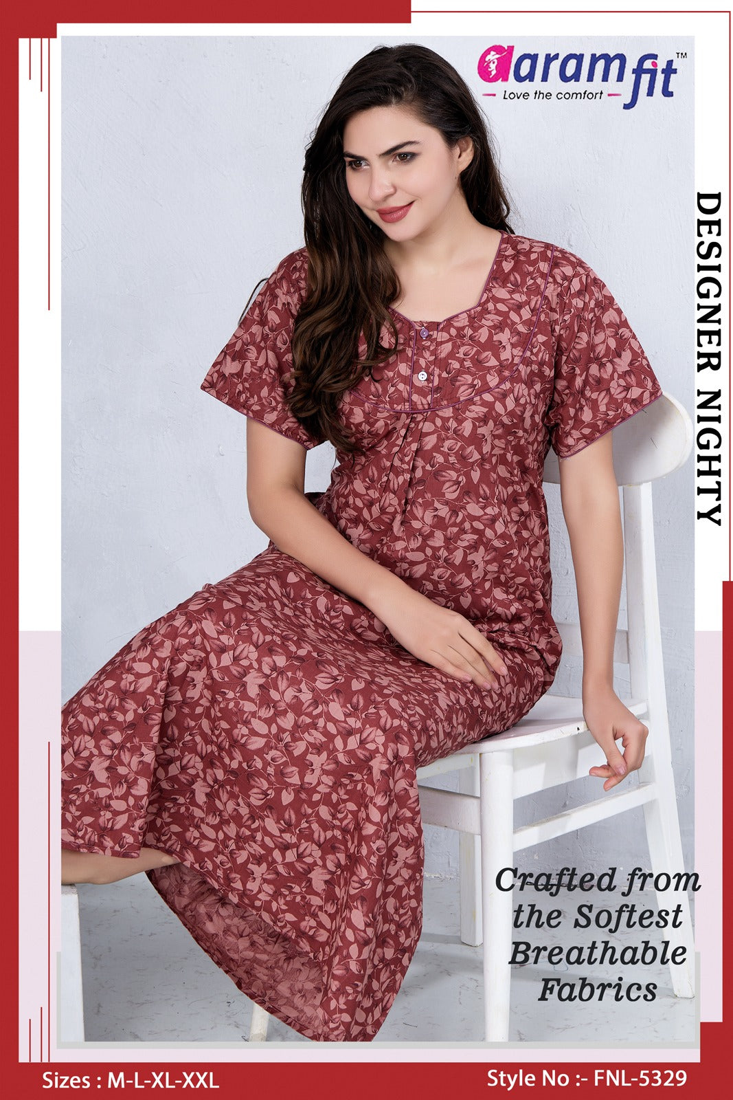 AARAMFIT DESIGNER NIGHTY FNL-5329