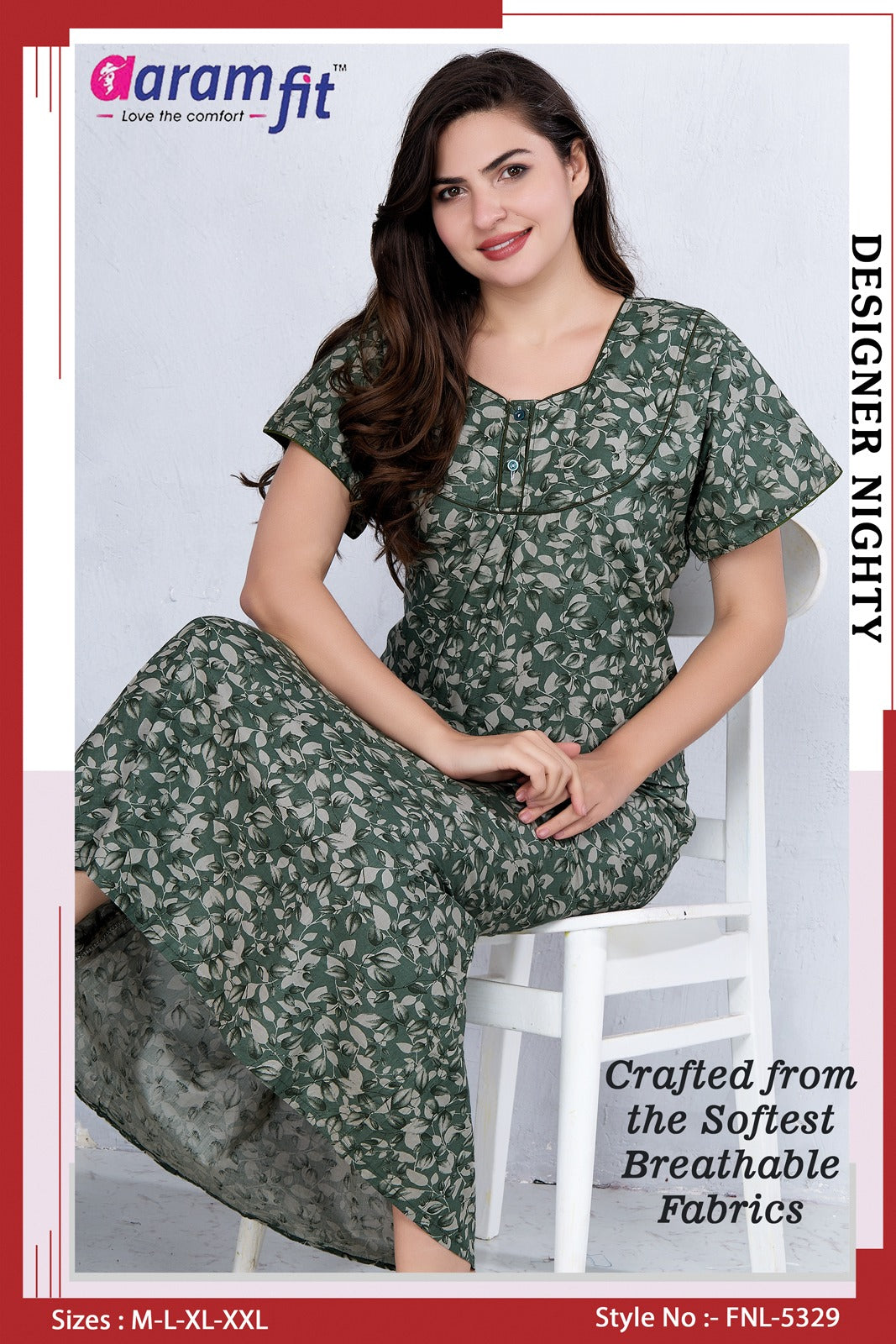 AARAMFIT DESIGNER NIGHTY FNL-5329