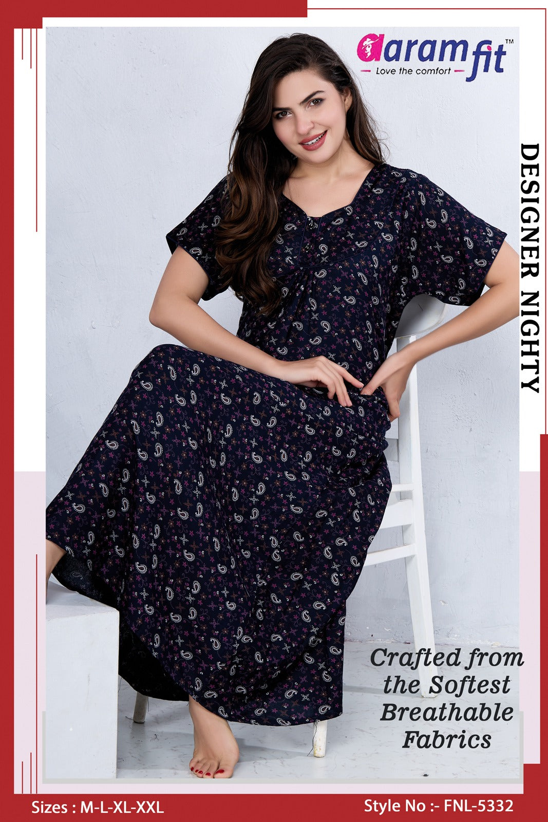 AARAMFIT DESIGNER NIGHTY FNL-5332