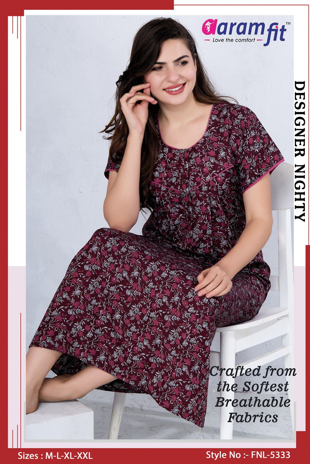 AARAMFIT DESIGNER NIGHTY FNL-5333