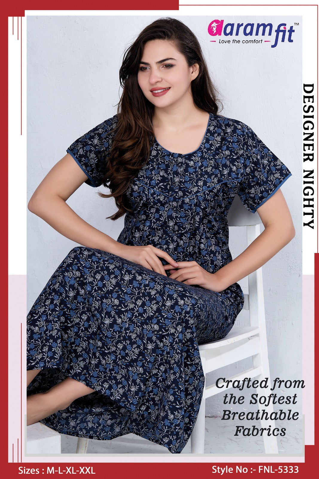 AARAMFIT DESIGNER NIGHTY FNL-5333