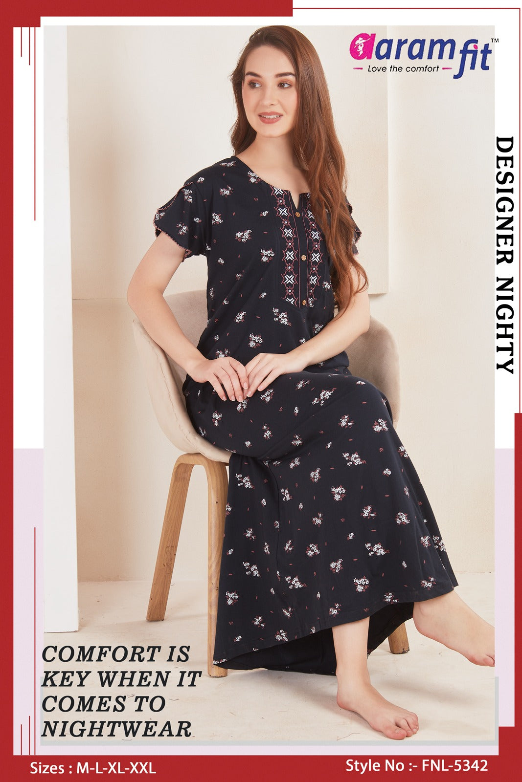 AARAMFIT DESIGNER NIGHTY FNL-5342