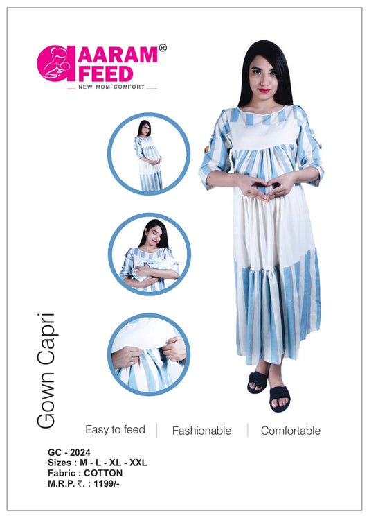 AaramFeed Feeding Gown Capri-GC-2024