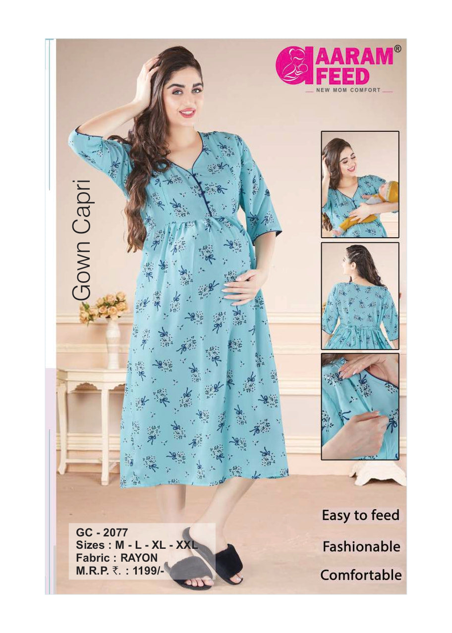 AaramFeed Feeding Gown Capri-GC-2077