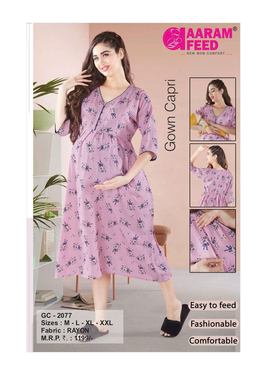 AaramFeed Feeding Gown Capri-GC-2077