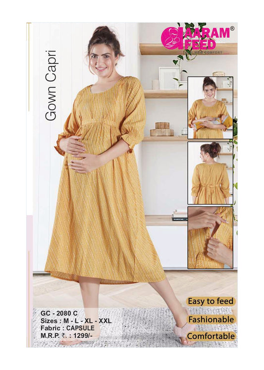 AaramFeed Feeding Gown Capri-GC-2080