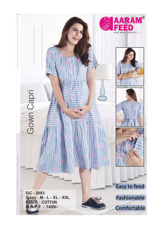 AaramFeed Feeding Gown Capri-GC-2083