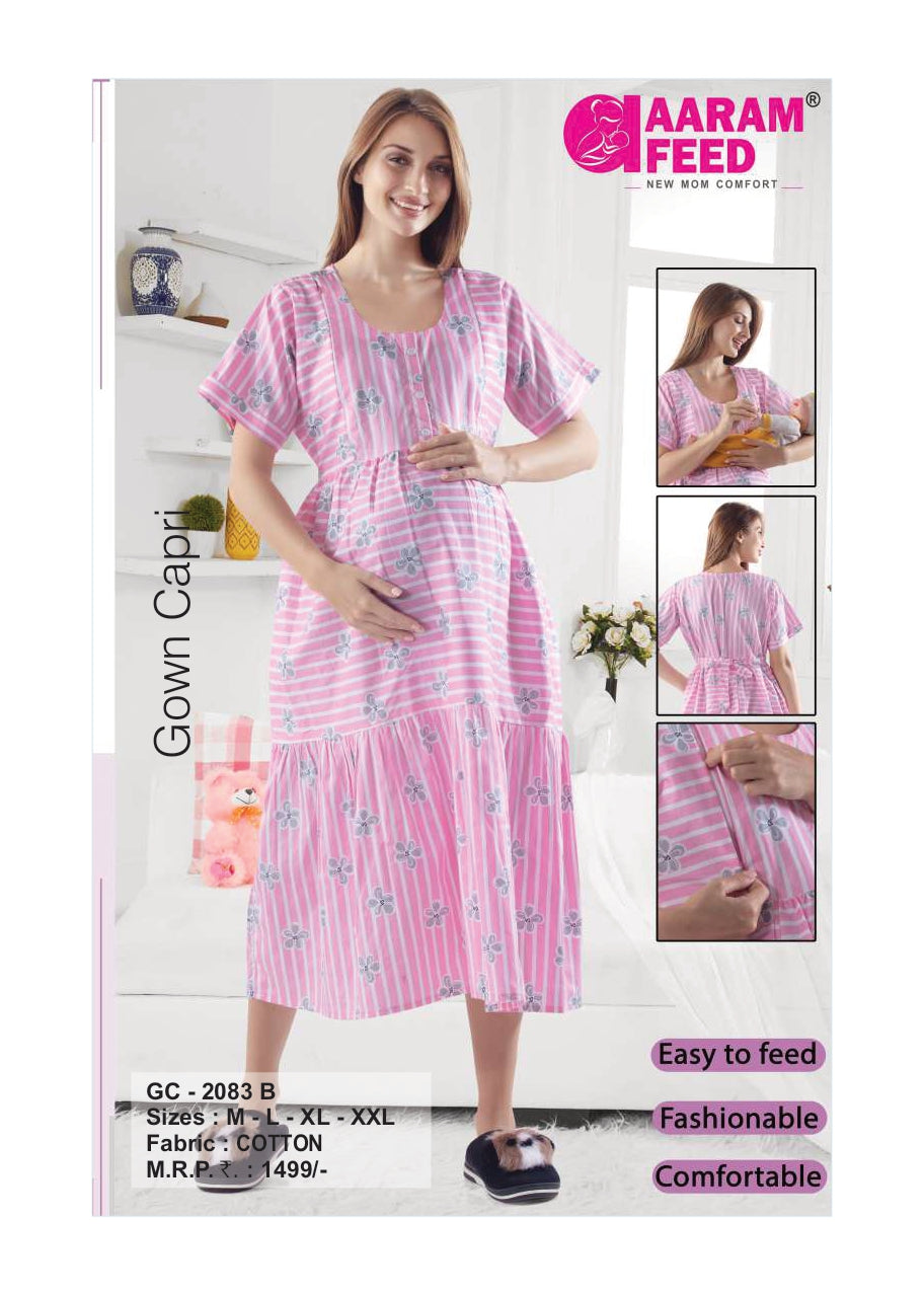 AaramFeed Feeding Gown Capri-GC-2083