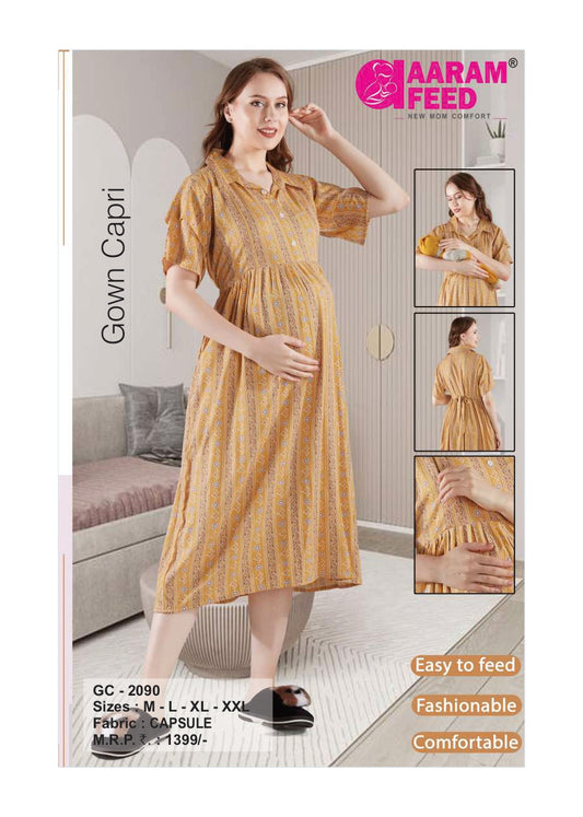 AaramFeed Feeding Gown Capri-GC-2090