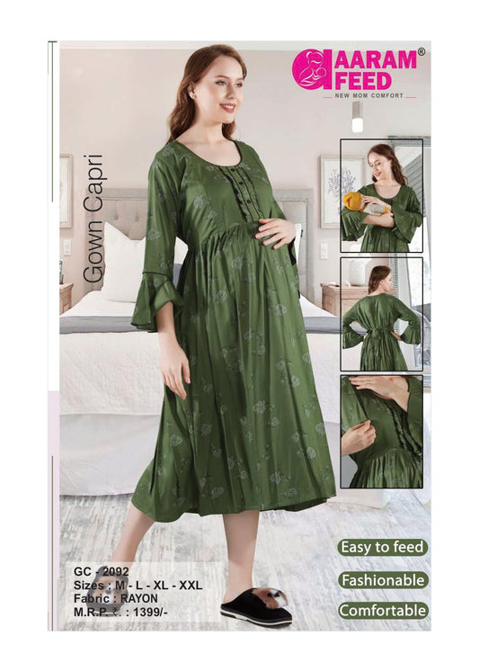 AaramFeed Feeding Gown Capri-GC-2092