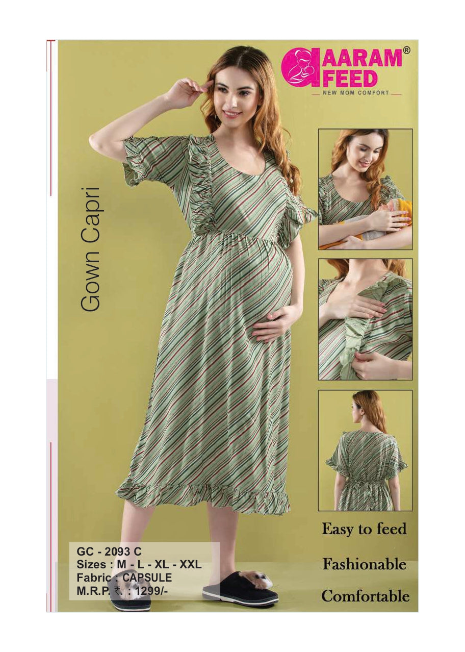 AaramFeed Feeding Gown Capri-GC-2093