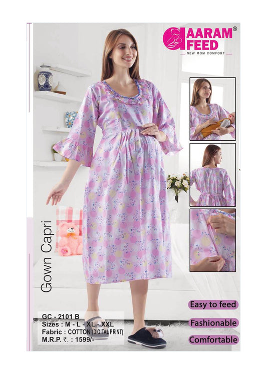 AaramFeed Feeding Gown Capri-GC-2101