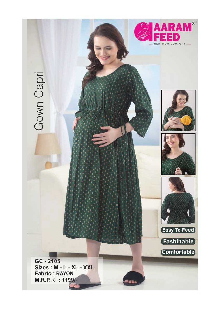 AaramFeed Feeding Gown Capri-GC-2105
