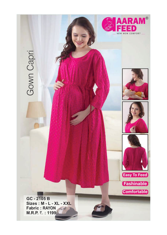 AaramFeed Feeding Gown Capri-GC-2105