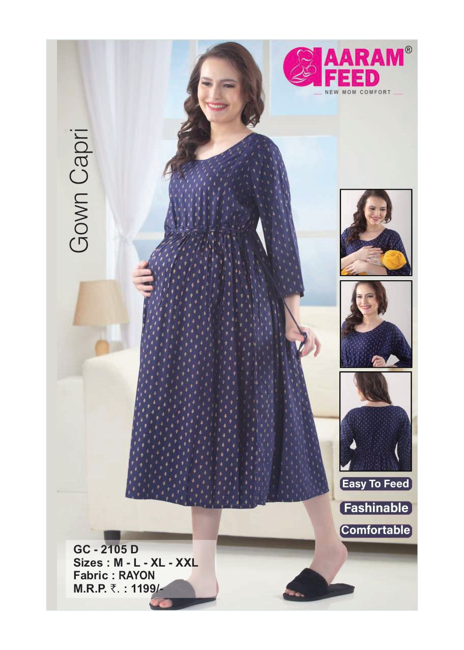AaramFeed Feeding Gown Capri-GC-2105