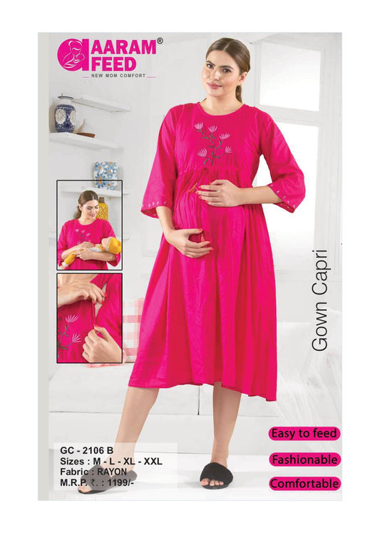 AaramFeed Feeding Gown Capri-GC-2106