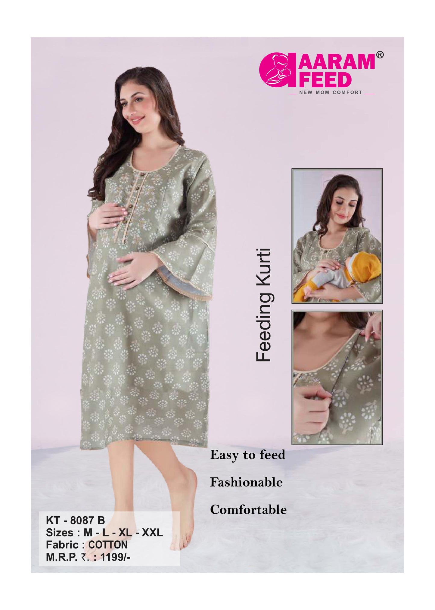 AaramFeed Feeding Kurti KT-8087