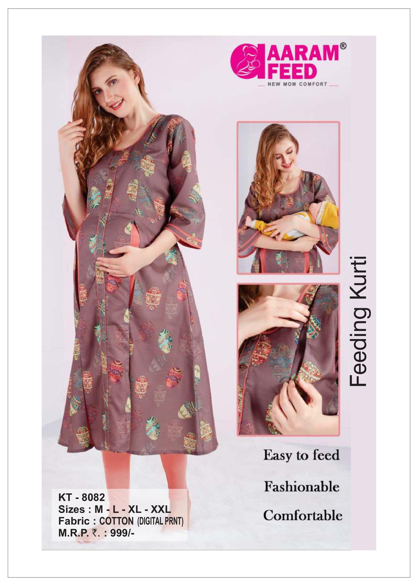 AaramFeed Feeding Kurti KT-8082