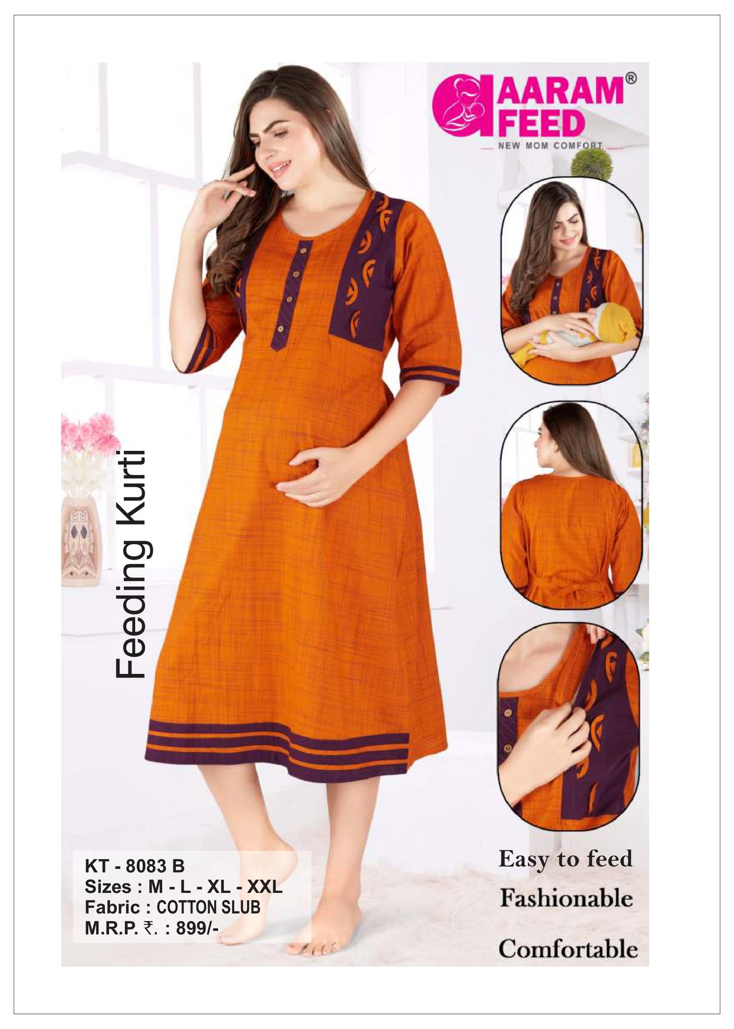 AaramFeed Feeding Kurti KT-8083