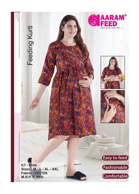 AaramFeed Feeding Kurti KT-8104