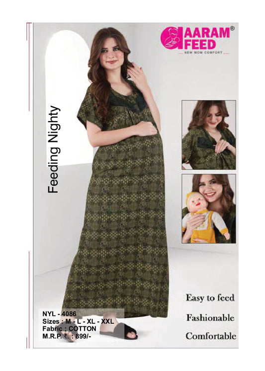 AaramFeed Feeding Nighty-NYL-4086